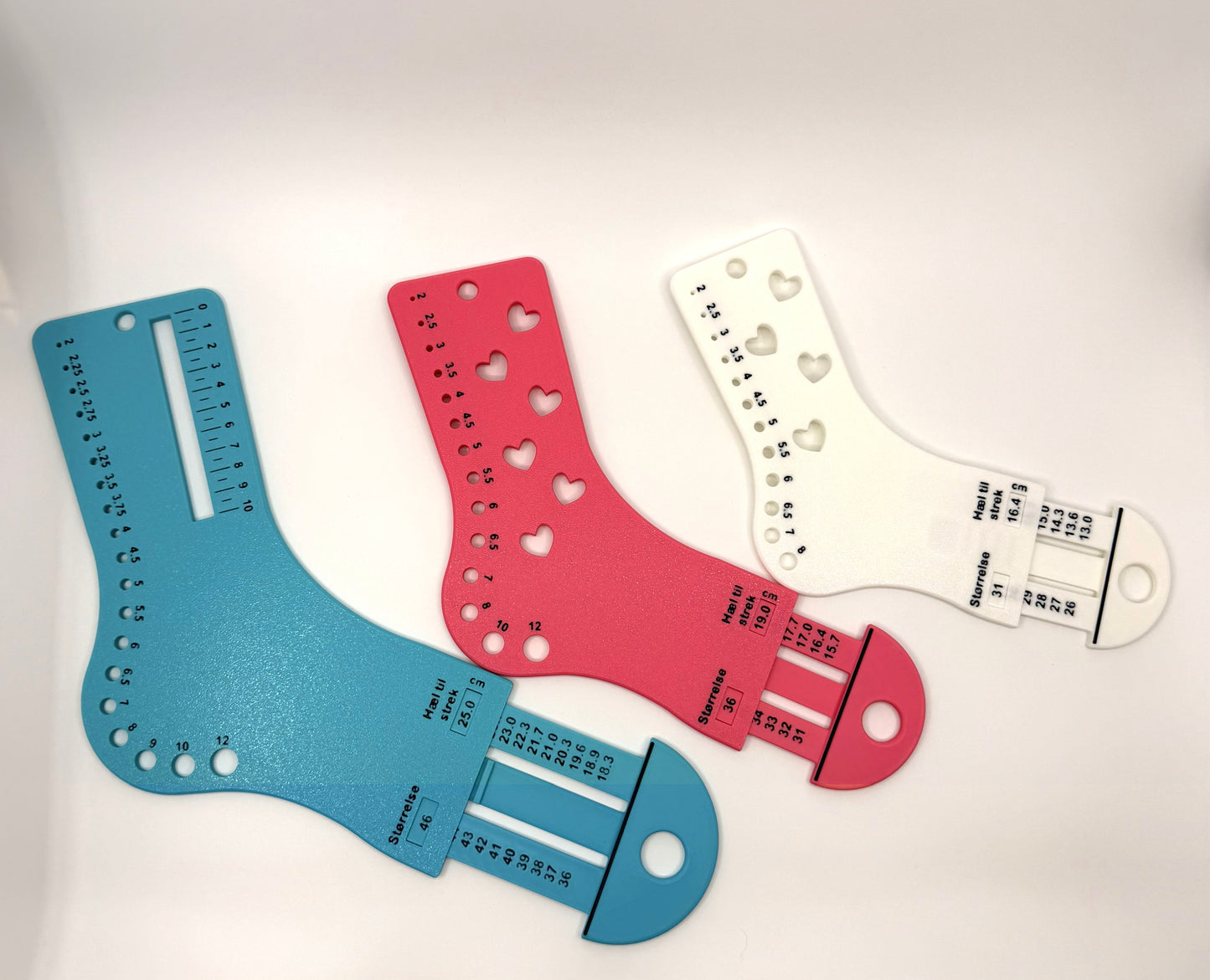 3-Pakk - 1 av hver størrelse