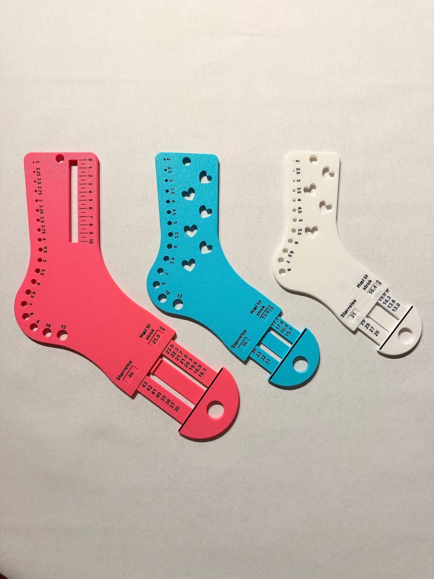 3-Pakk - 1 av hver størrelse